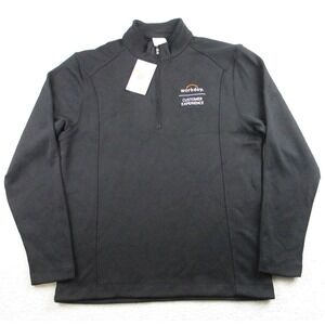 NWT Nike Sweater Mens Small Black Quarter‎ Zip Golf Pullover Workday 400099-010